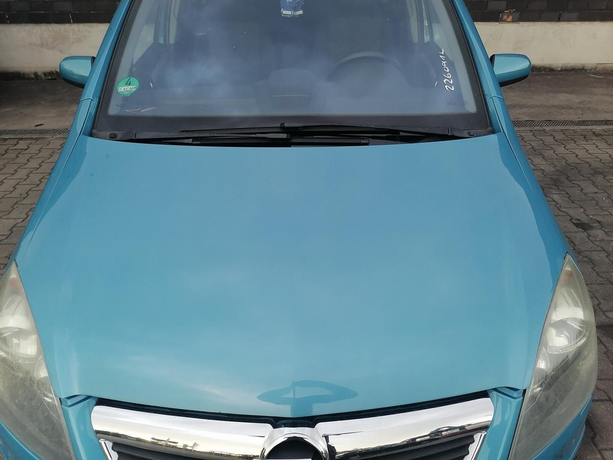 Opel Zafira B original Motorhaube Z20N Breezeblau Bj.2005